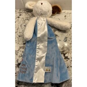 Bunnies by the Bay Lovey‎ Puppy Dog Best Friend Skipit Blue Security Blanket Toy